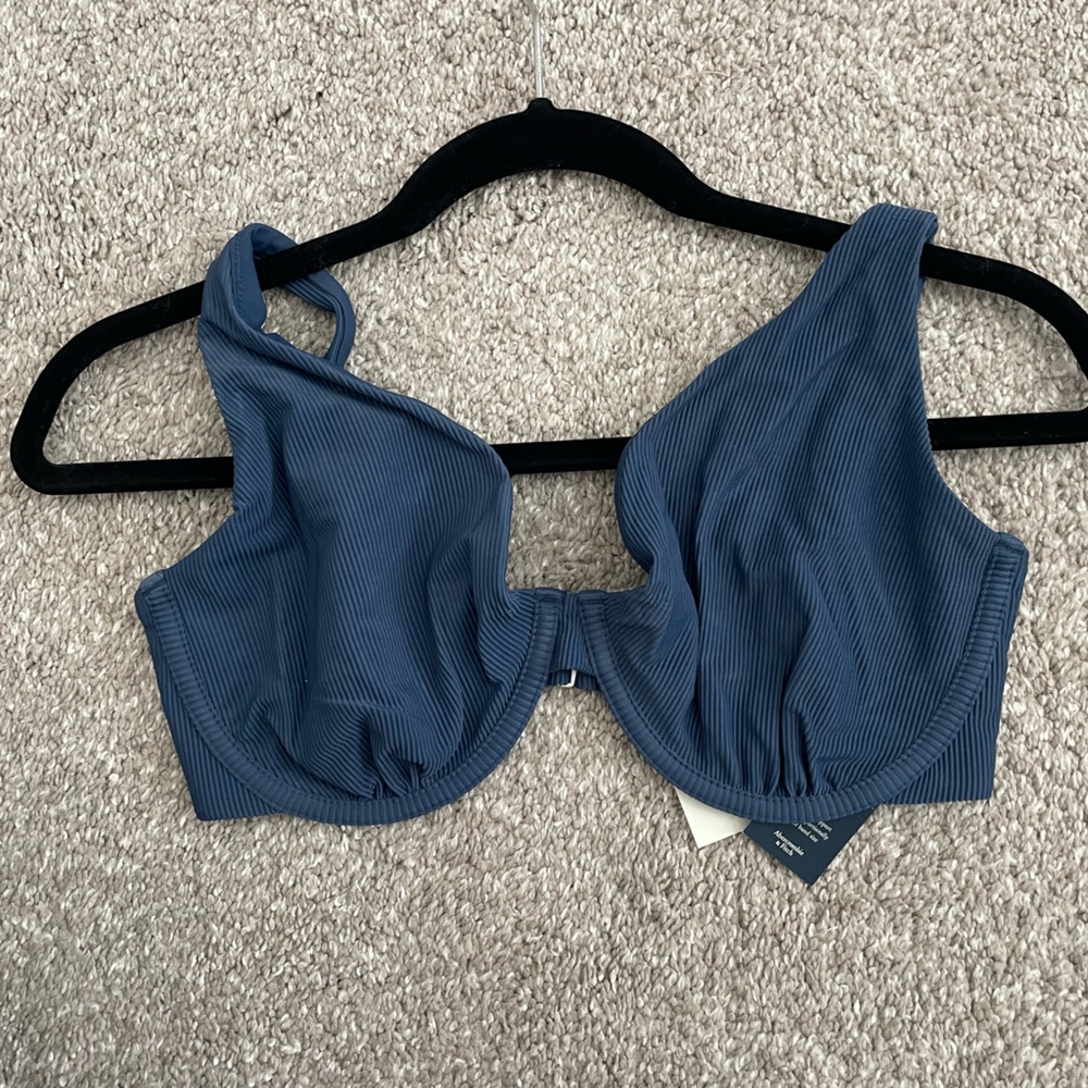 Abercrombie Curve Love High Apex Underwire Swim Top